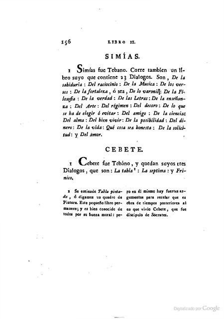 DIÓGENES LAERCIO – 1792 – Sobre las vidas, opiniones y