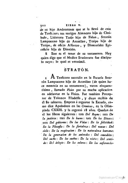 DIÓGENES LAERCIO – 1792 – Sobre las vidas, opiniones y