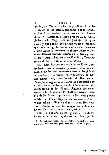 DIÓGENES LAERCIO – 1792 – Sobre las vidas, opiniones y