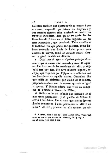 DIÓGENES LAERCIO – 1792 – Sobre las vidas, opiniones y