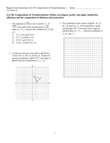 dilations and the composition of - JMap