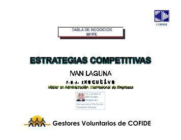 Gestores Voluntarios de COFIDE