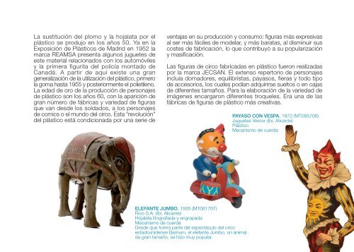 FOLLETO juguetes de circo bloques.FH11 - Museo del Traje