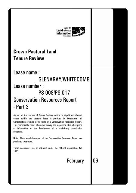 Part 3 - (pdf 1.69MB) - Land Information New Zealand