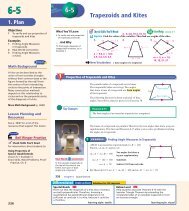 6-5 Trapezoids and Kites