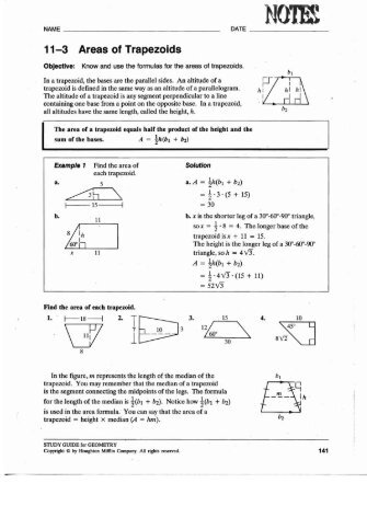 Geometry 11-3 Areas of Trapezoids.pdf