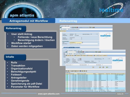 2008 Start apm atlantis - realtime AG