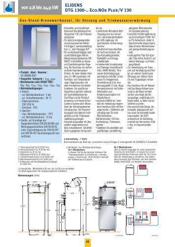 Hauptpreisliste 2006 DTG 1300-15 Eco.Nox Plus/V 130, 1300-25 ...