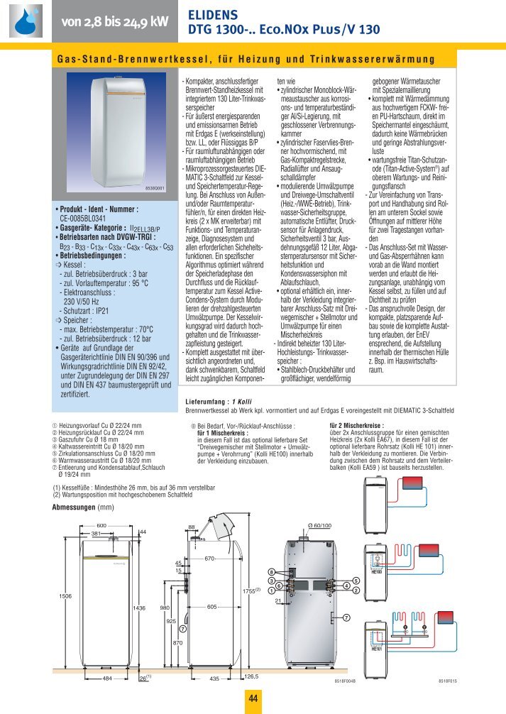 Dtg 1300 25 Eco Nox Plus / V130 Pdf