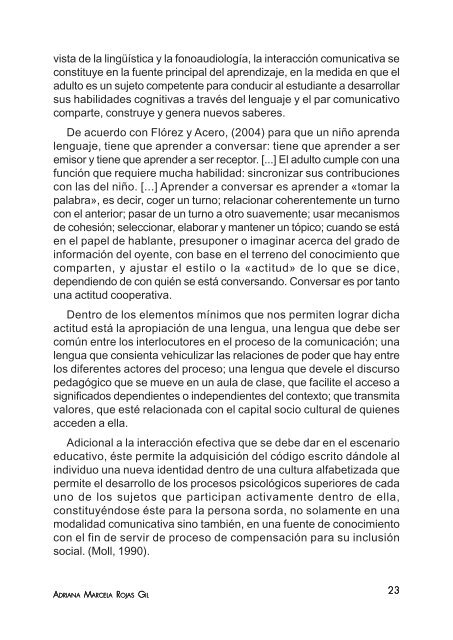 papel del fonoaudiólogo en el abordaje de la población sorda