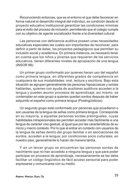 papel del fonoaudiólogo en el abordaje de la población sorda