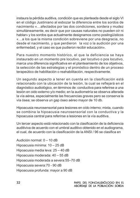 papel del fonoaudiólogo en el abordaje de la población sorda