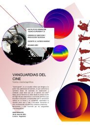 VANGUARDIAS DEL CINE - Panorama del Arte