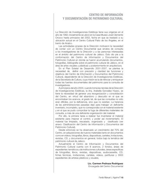 Fondo MAnUEL J. AGUIRRE Catálogo - Gobierno de Jalisco ...