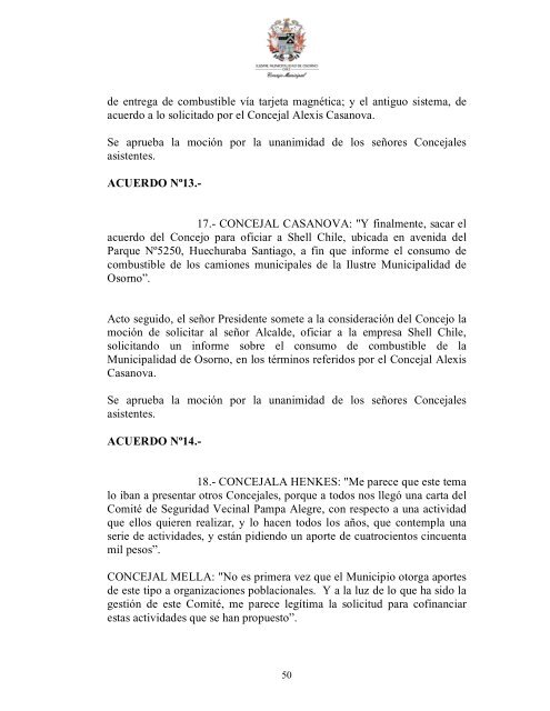 ACTA ORD.Nº01: SESIÓN ORDINARIA Nº01/2005. - Municipalidad ...