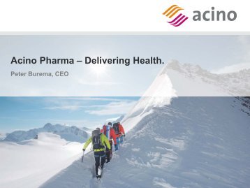 Acino Pharma – Delivering Health.
