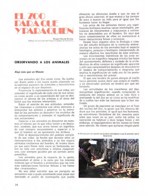 REVISTA DEL PARQUE - Zoo de Barcelona