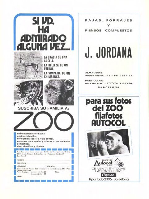 REVISTA DEL PARQUE - Zoo de Barcelona