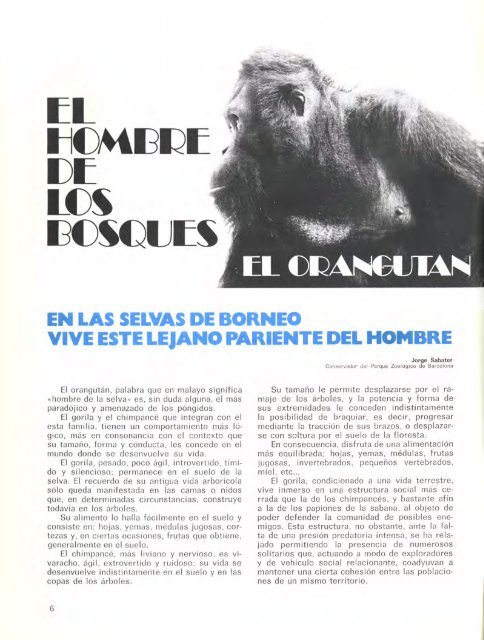 REVISTA DEL PARQUE - Zoo de Barcelona