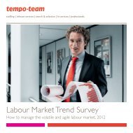 Tempo-Team Labour Market Trends Survey 2012 - Randstad