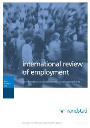 international review of employment - Randstad