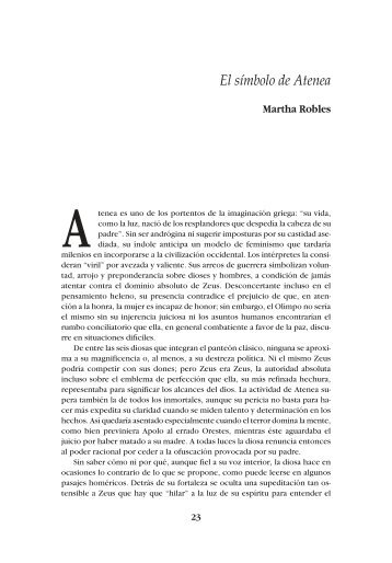 El símbolo de Atenea