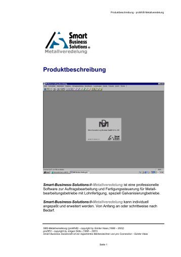 Produktbeschreibung - Recktenwald Informatik GmbH