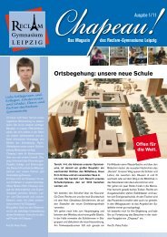 Ortsbegehung: unsere neue Schule - Anton-Philipp-Reclam-Schule