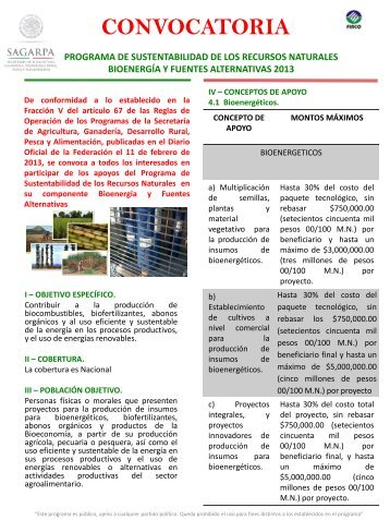 Bioenergía y Fuentes Alternativas 2013 - Firco