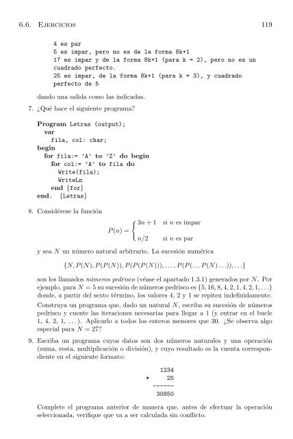 Algoritmos y Programación en Pascal