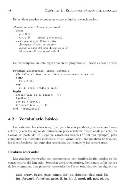 Algoritmos y Programación en Pascal