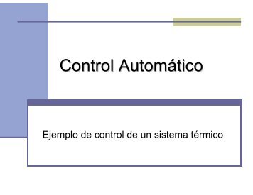 Control Automático Autom tico