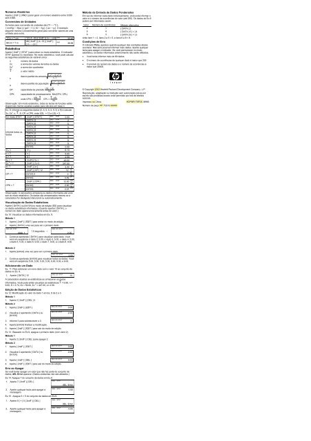 hp 9s Calculadora Científica