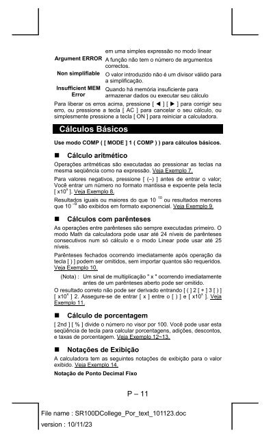 Calculadora Científica Calculatrice Scientifique - Citizen calculator