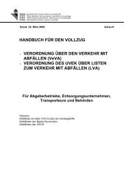 VeVA Handbuch Vollzug - A&M AG Recycling Center