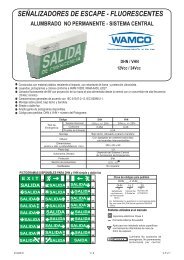 Señalizador fluorescente 8W - 12Vcc - Wamco