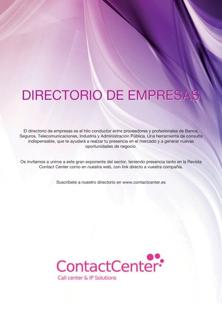 Platinum Contact Center Awards - revista contact center