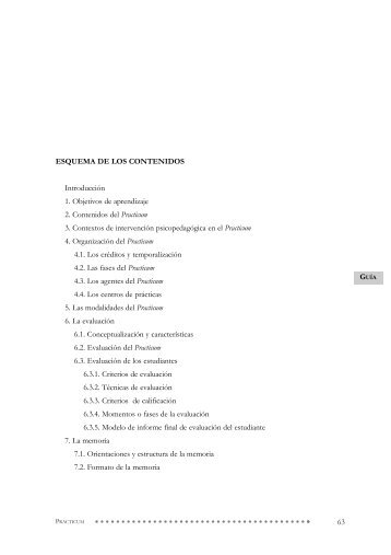 ESQUEMA DE LOS CONTENIDOS Introducción 1. Objetivos de ...