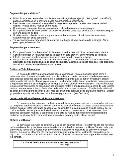 guia de intimidad, sexualidad y una ostomía - United Ostomy ...