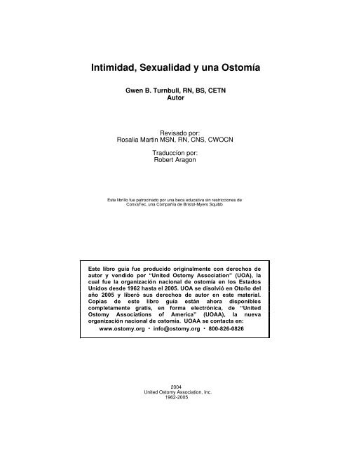 guia de intimidad, sexualidad y una ostomía - United Ostomy ...