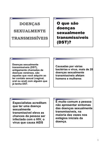 Doenças sexualmente transmíssiveis - Energia Concursos