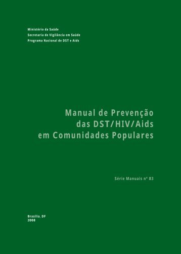Manual de Prevenção das DST/HIV/Aids em Comunidades Populares