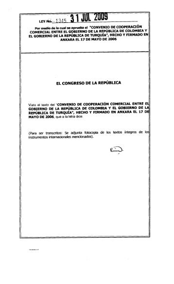 Ley 1351 del 18 de agosto de 2010 - Presidencia de la República