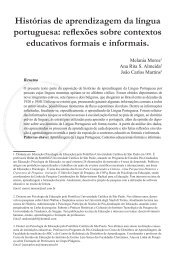 reflexões sobre contextos educativos formais e informais. - Unicid