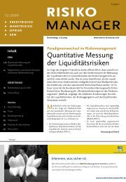 Quantitative Messung der Liquiditätsrisiken