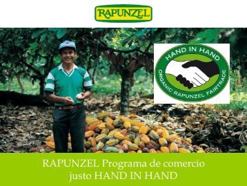 RAPUNZEL Programa de comercio justo HAND IN HAND