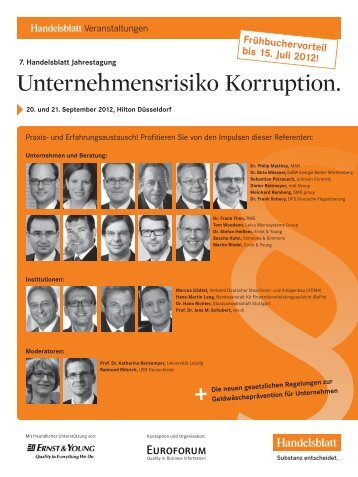 Unternehmensrisiko Korruption. + - redi-Group