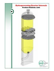 Hydroprocessing Reactor Internals