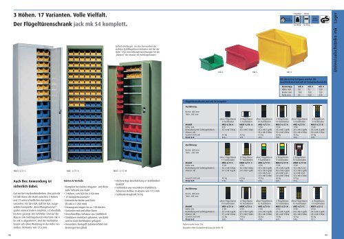 Gesamtkatalog - Mauser Einrichtungssysteme GmbH & Co. KG