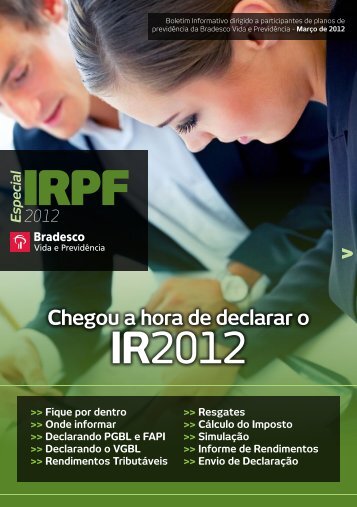 IRPF/2012 - Bradesco Vida e Previdência